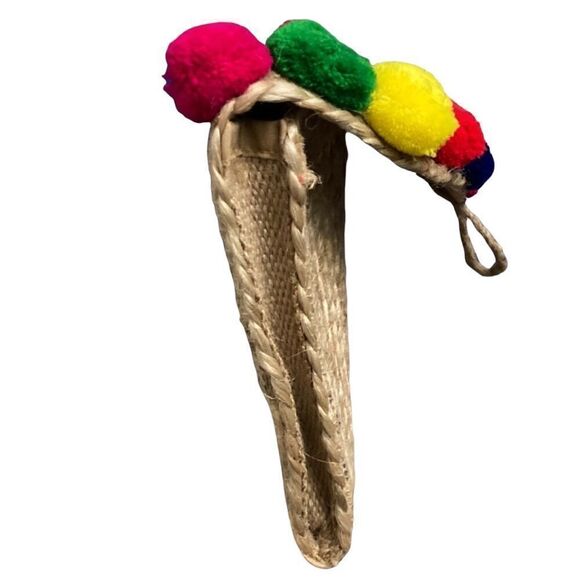 America & Beyond Handwoven Jute Clutch Bag - Picture 2 of 4